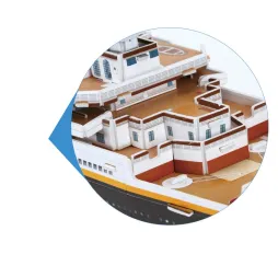 Puzzle 3D Titanic Duży