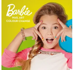 Zestaw kreatywny Barbie Stwórz zmieniający kolor lakier