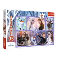 Puzzle Świat pełen magii Frozen 2 24 Maxi elementów