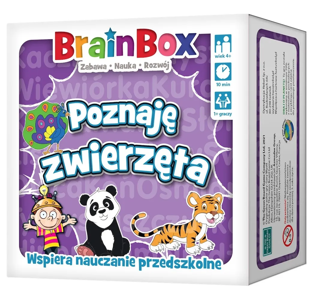 Gra BrainBox - Poznaję zwierzęta