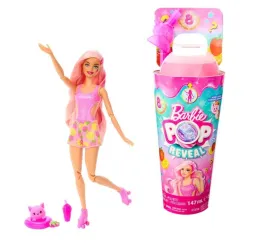 Lalka Barbie Pop Reveal Owocowy sok, różowa blondynka