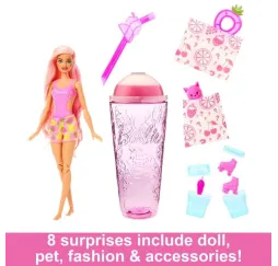 Lalka Barbie Pop Reveal Owocowy sok, różowa blondynka