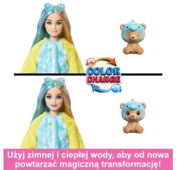 Lalka Barbie Cutie Reveal Miś - Delfin