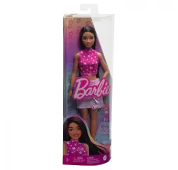 Lalka Barbie Fashionistas top z gwiazdkami