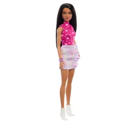 Lalka Barbie Fashionistas top z gwiazdkami