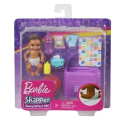 Lalka Barbie Skipper dziecko akcesoria Zmiana pieluszki