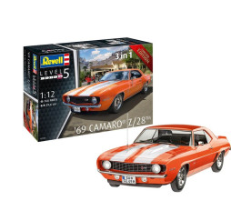 Revell, Model plastikowy 69 Chevy Camaro 1/12, Nr katalogowy 07727, Skala 1:12