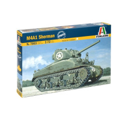 Model Italeri M4A1 Sherman 1:72 - Czołg II Wojny Światowej nr 7003