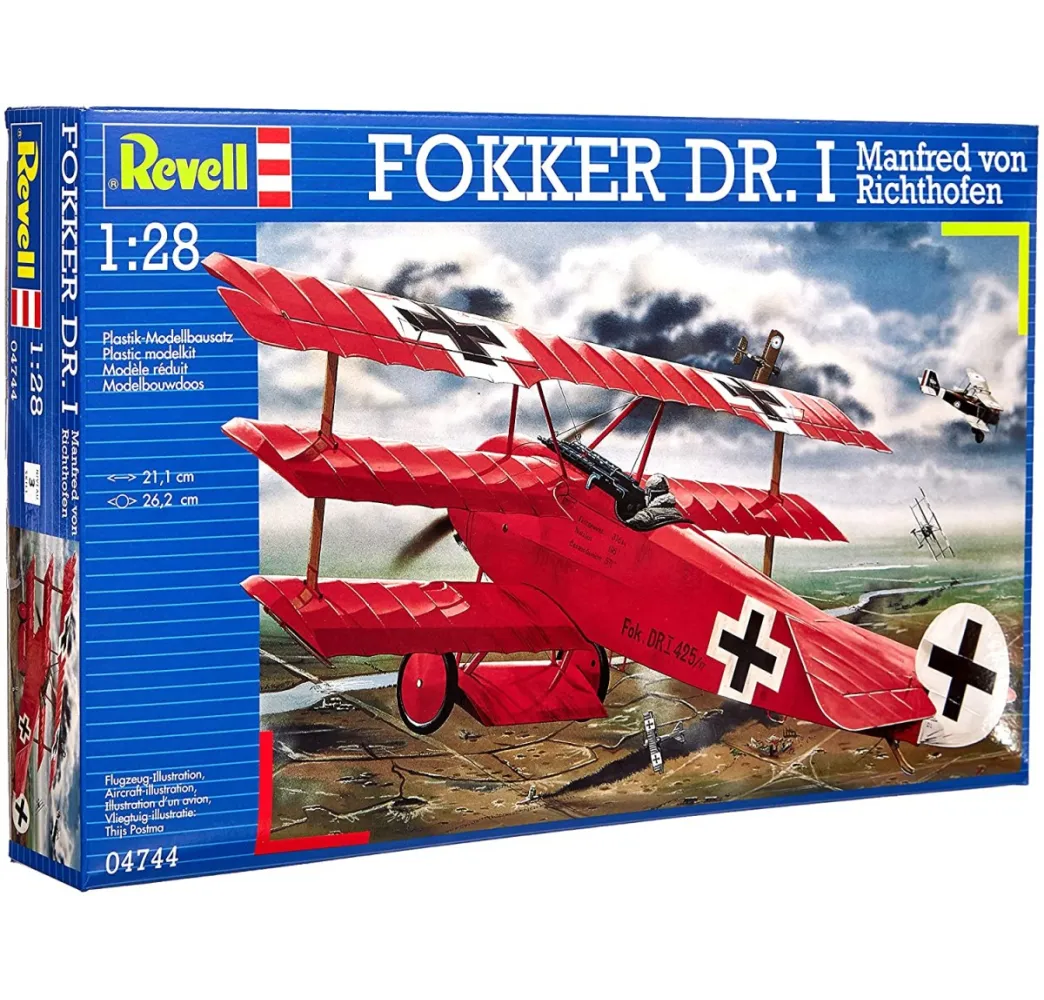 Fokker Dr.I Richthofen model plastikowy – Revell, modelarstwo