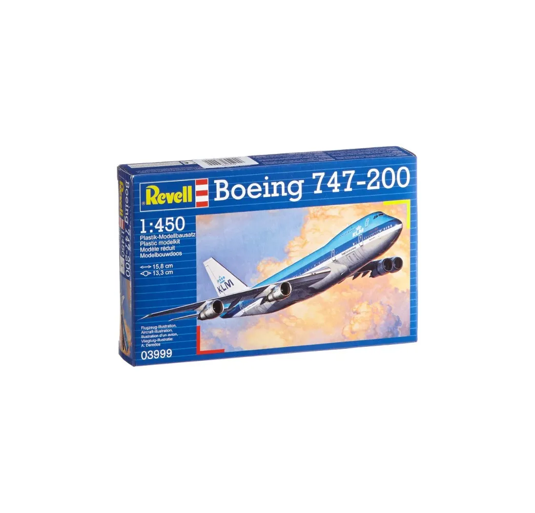 REVELL Model Set Boeing 747-200 – modele plastikowe dla dzieci 10+