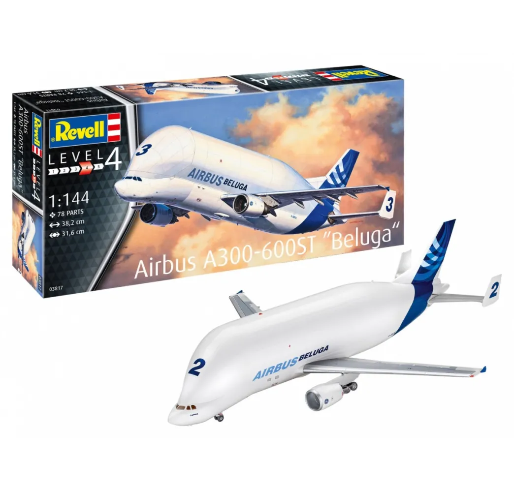 Airbus A300-600ST Beluga model plastikowy 1:144 Revell