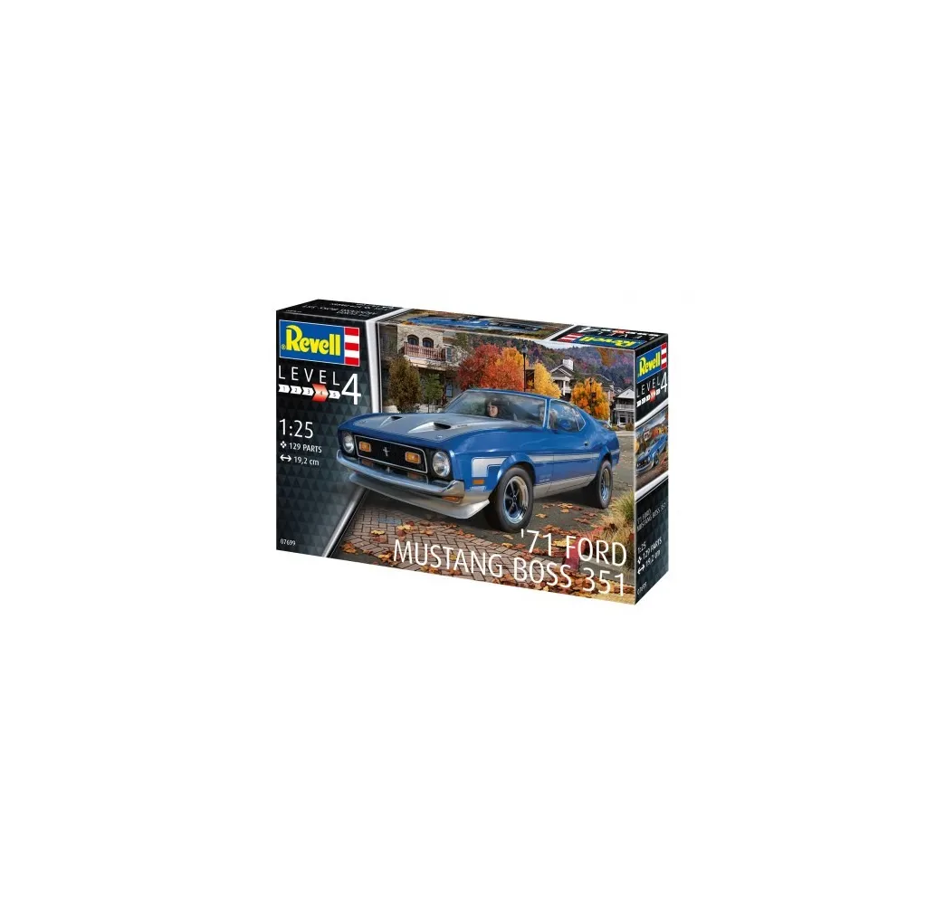 71 Ford Mustang Boss 351 model plastikowy Revell 1:25
