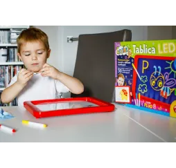 Tablica LED Carotina edukacyjna dla dzieci 3+ Lisciani